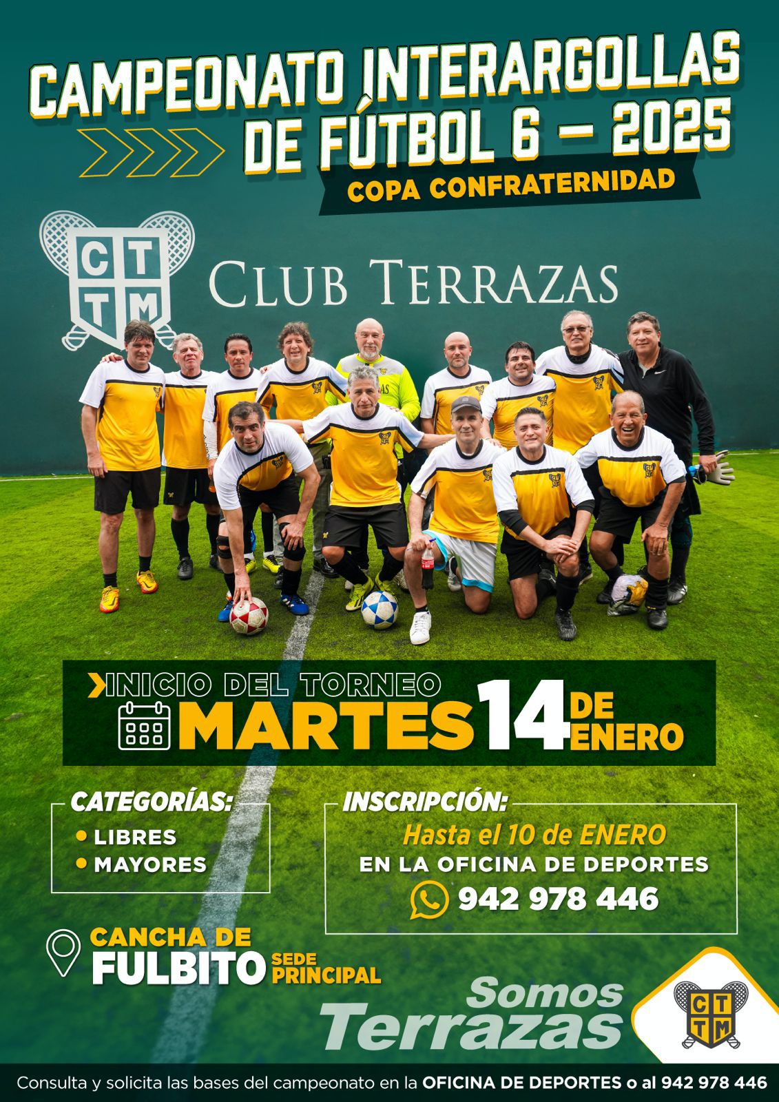 ⚽ CAMPEONATO INTERARGOLLAS DE FÚTBOL 6 -2025 🏆🔥