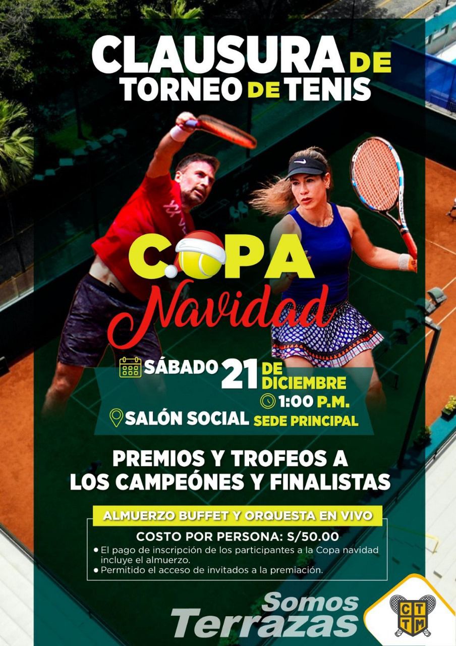🎾🎉 CLAUSURA DEL TORNEO DE TENIS COPA NAVIDAD 2024 🎄🏆
