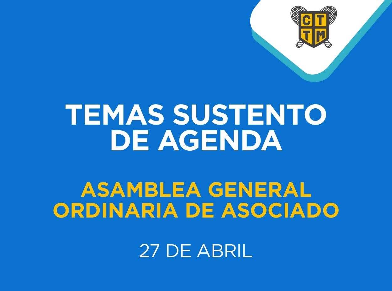 TEMAS SUSTENTO DE AGENDA