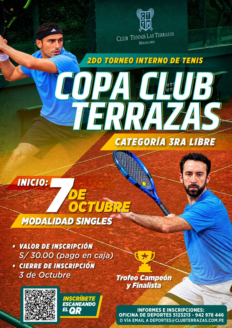 🎾🏆 2DO TORNEO INTERNO DE TENIS – CATEGORÍA 3RA LIBRE