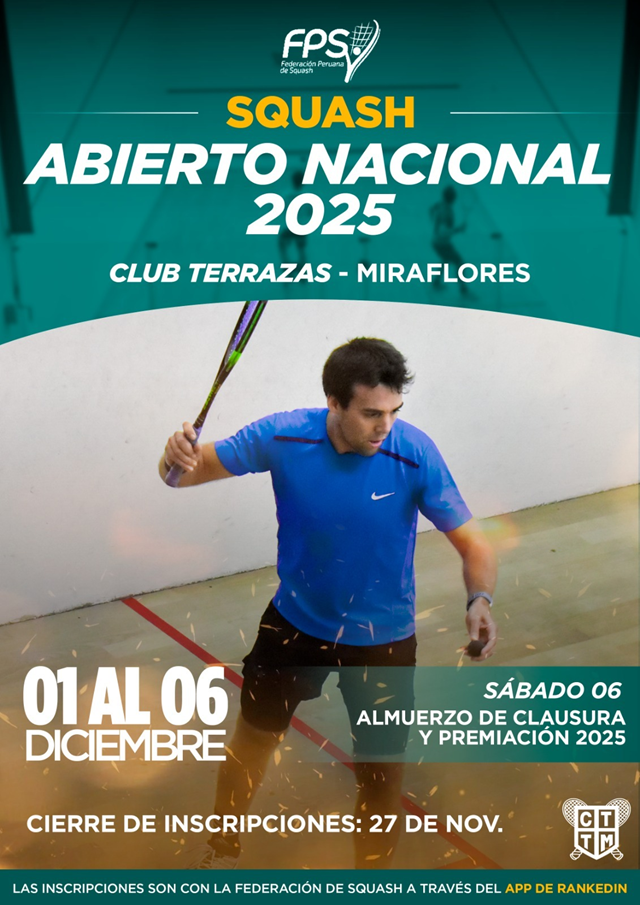 🟢 ABIERTO NACIONAL DE SQUASH 2025 🏆🥎
