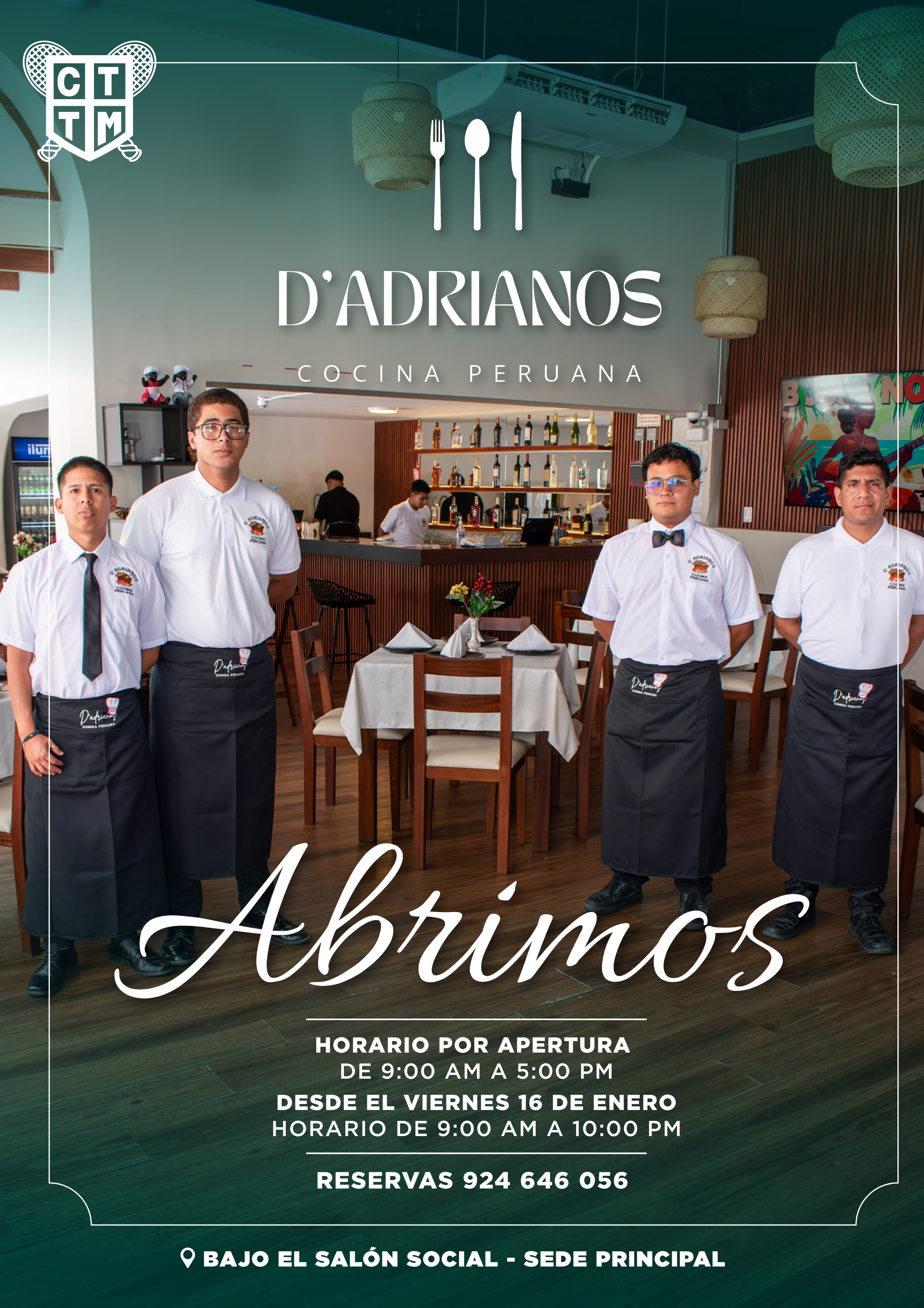 🎉✨ ¡ABRIMOS!  🍽️ D’ADRIANOS – COCINA PERUANA 🇵🇪