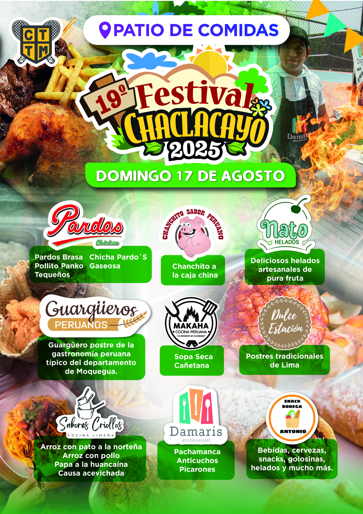 PATIO DE COMIDAS 🍽️ – FESTIVAL DE CHACLACAYO 🎉