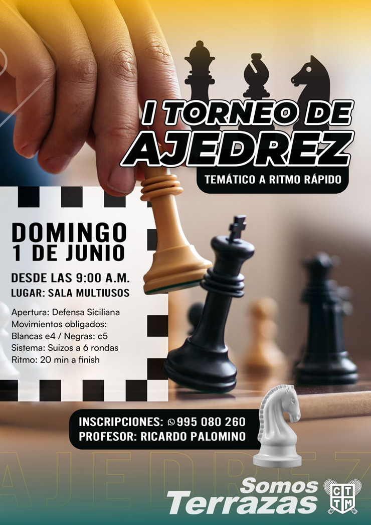 ♟️I TORNEO DE AJEDREZ 🏆