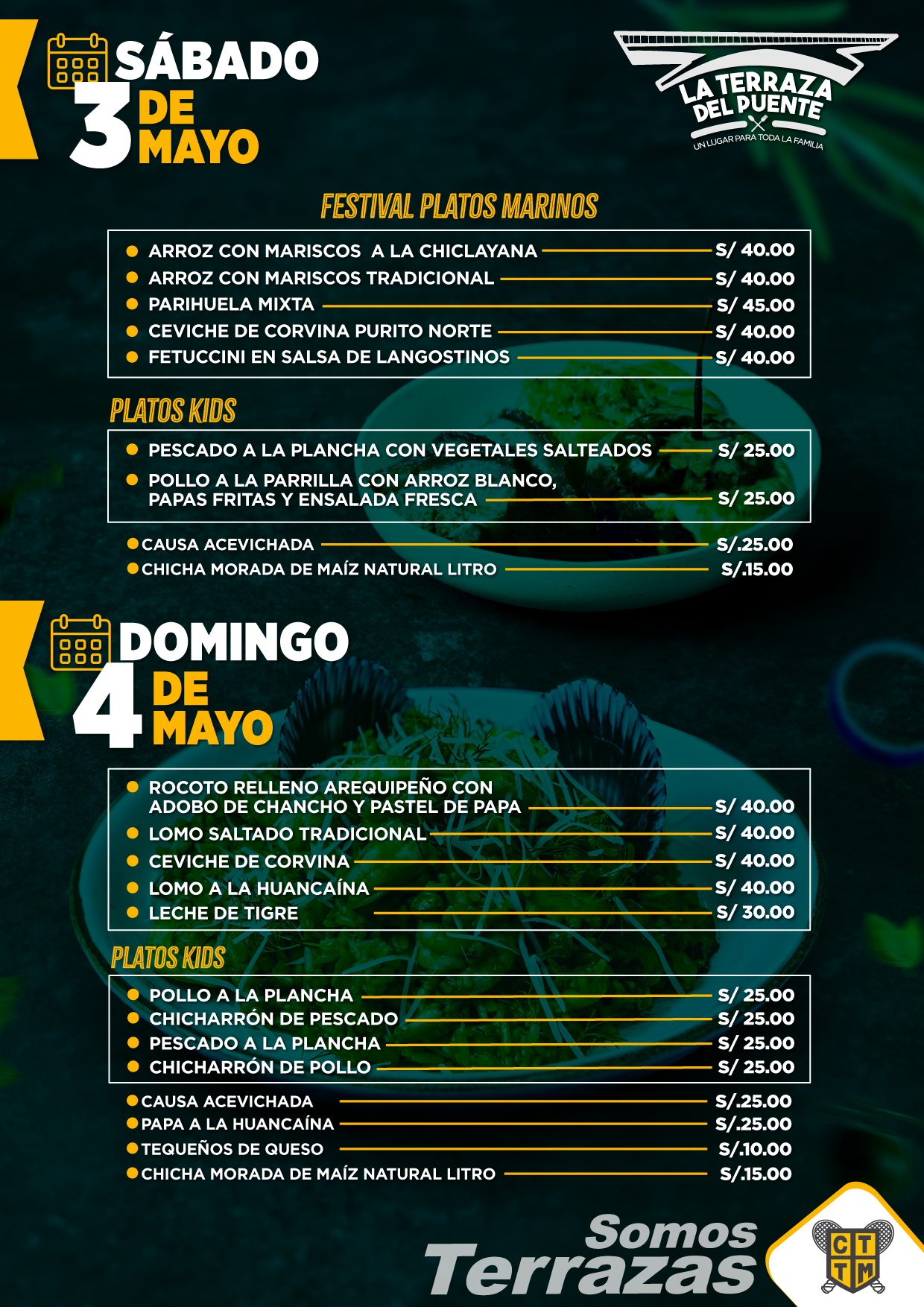 🍽️ ESTE FIN DE SEMANA VEN A "LA TERRAZA DEL PUENTE VILLENA" 🌉