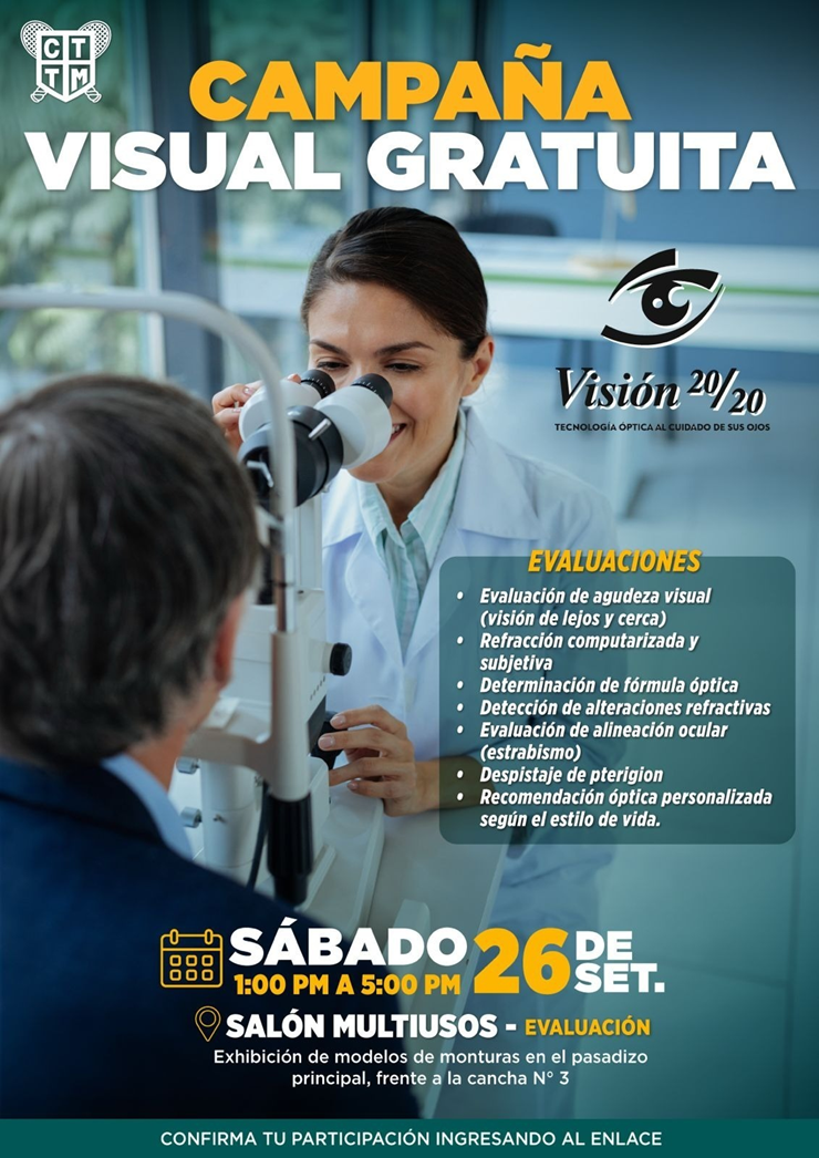    👁️✨ CAMPAÑA VISUAL GRATUITA | EVALUACIÓN Y CUIDADO DE TU SALUD VISUAL