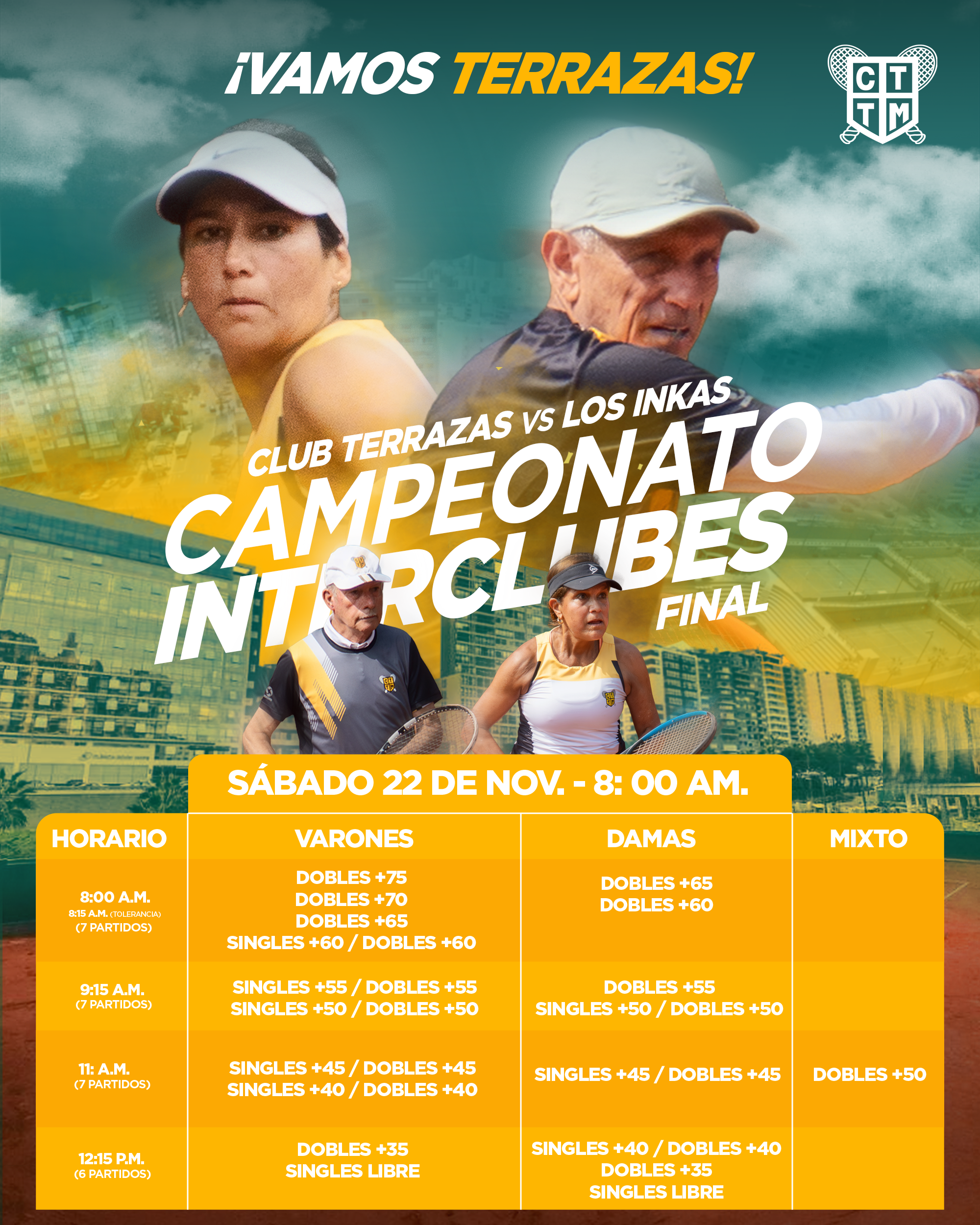 🏆 GRAN FINAL CAMPEONATO INTERCLUBES: CLUB TERRAZAS VS LOS INKAS🎾