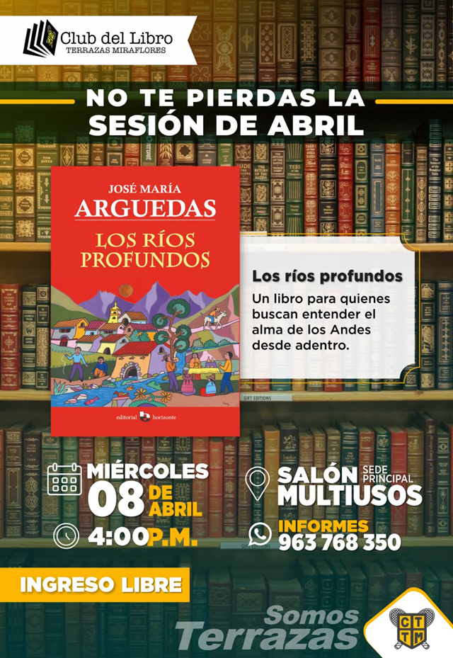 📅 TE INVITAMOS A LA SESIÓN DE ABRIL DEL CLUB DEL LIBRO 📚