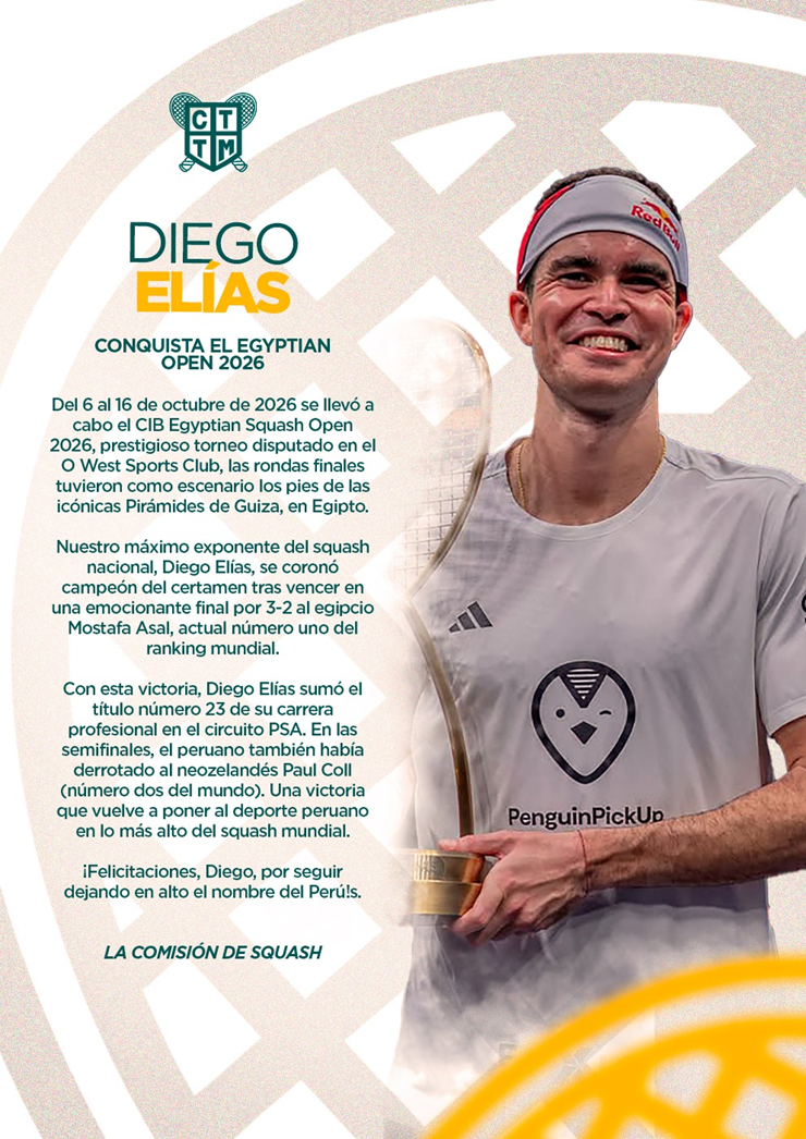 🏆 DIEGO ELÍAS | CAMPEÓN DEL EGYPTIAN SQUASH OPEN 2026 EN EGIPTO