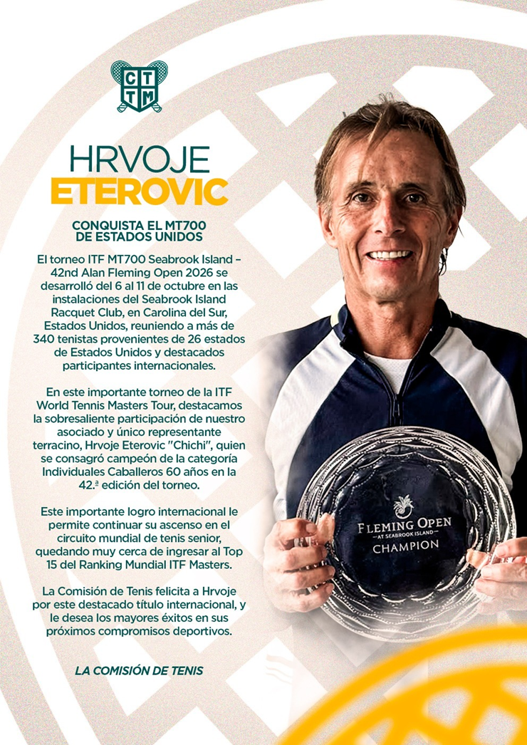 🎾🏆 HRVOJE ETEROVIC | CAMPEÓN DEL MT700 EN ESTADOS UNIDOS