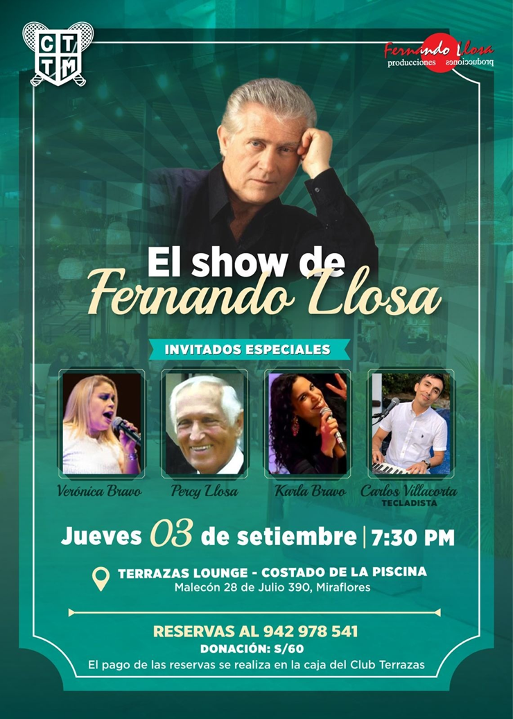 🎤 EL SHOW DE FERNANDO LLOSA | TERRAZAS LOUNGE