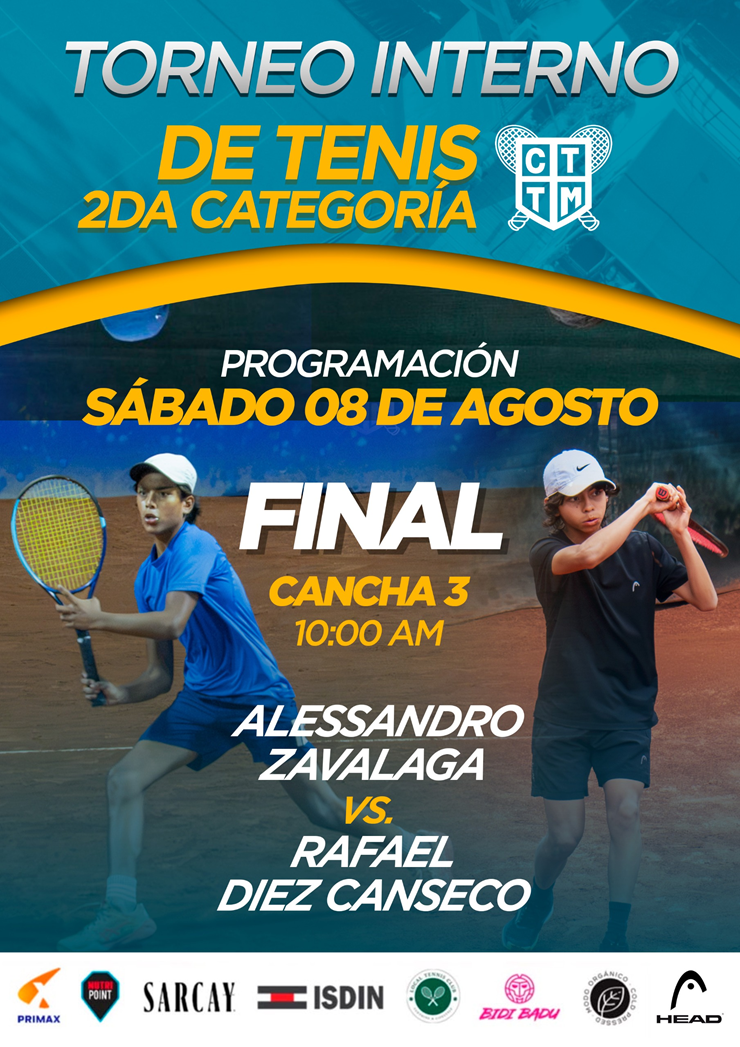 🏆 GRAN FINAL | TORNEO INTERNO DE TENIS – 2DA CATEGORÍA