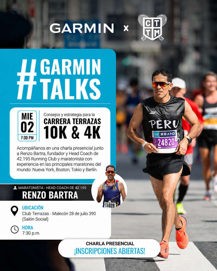 🏃‍♂️⌚ GARMIN TALKS | PREPÁRATE PARA LA CARRERA TERRAZAS 10K & 4K