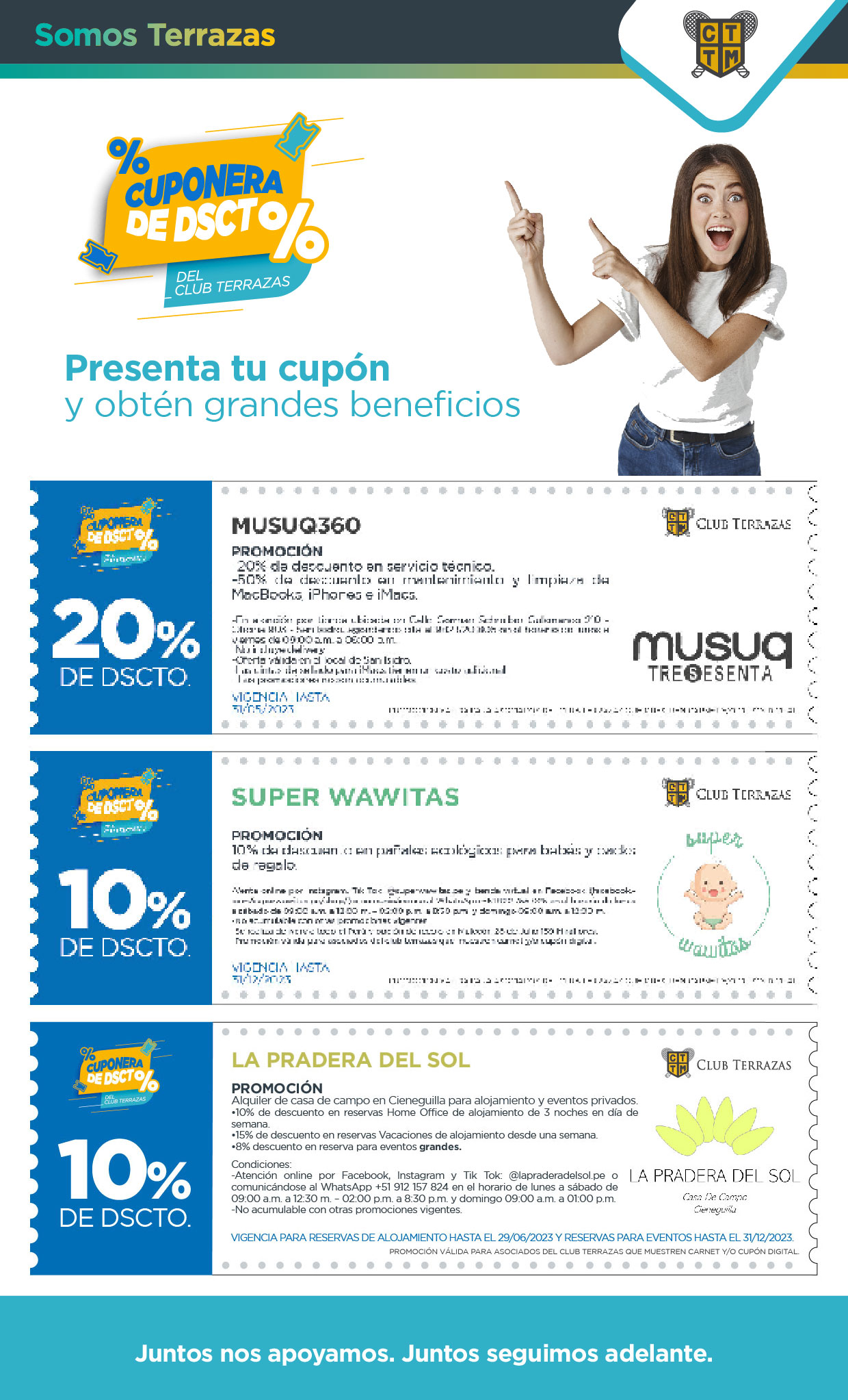 CUPONERA DE DESCUENTO DEL CLUB TERRAZAS