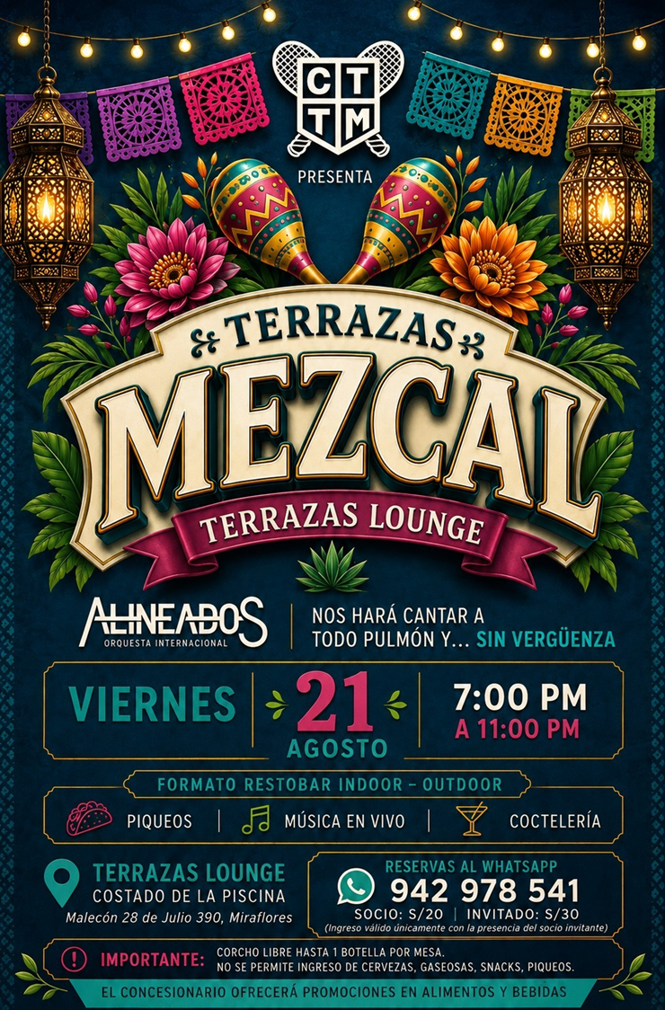 🎶💃TERRAZAS LOUNGE- MEZCAL🕺✨🪇
