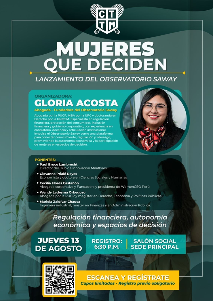👩‍💼 MUJERES QUE DECIDEN | LANZAMIENTO DEL OBSERVATORIO SAWAY