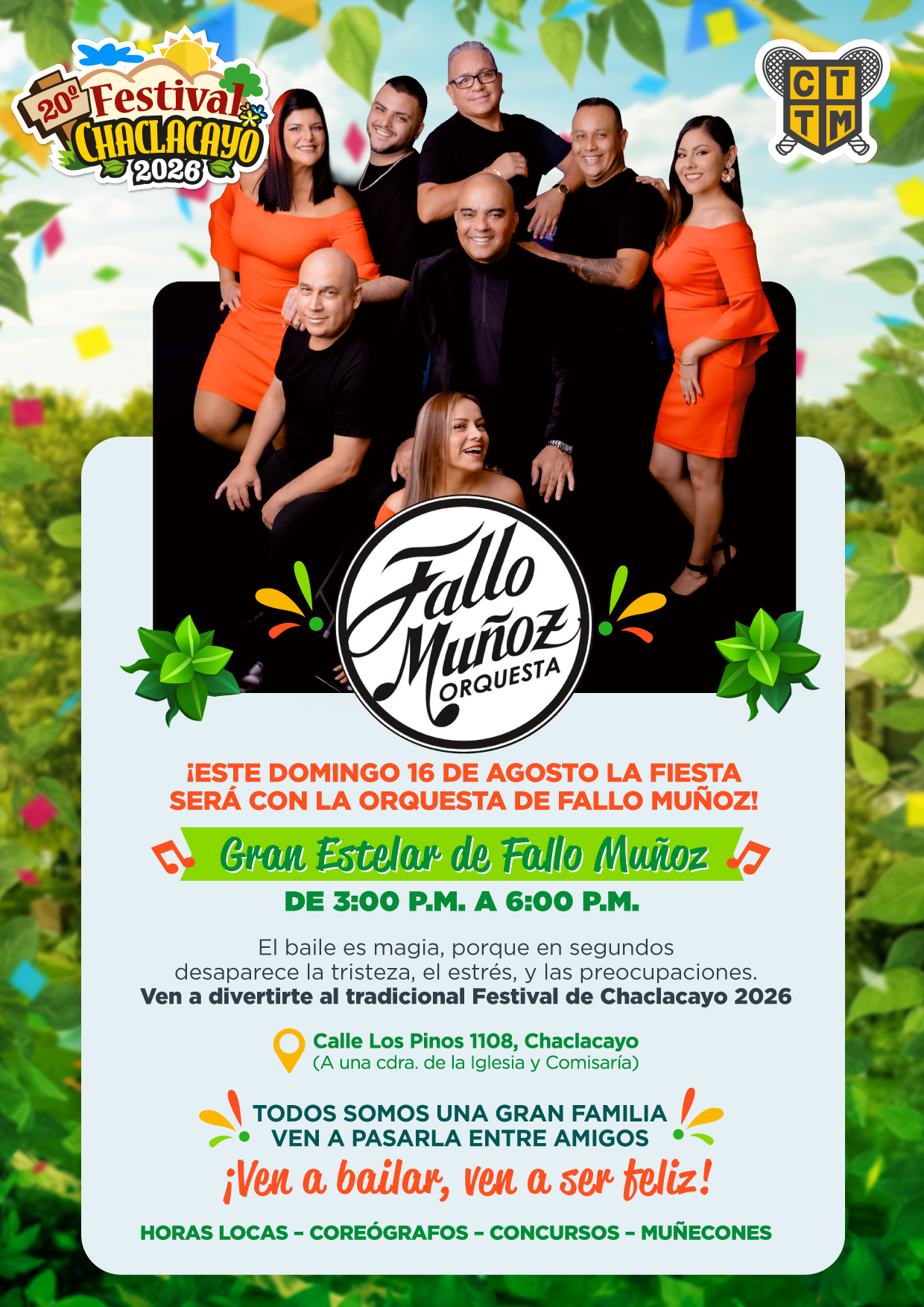 🎶💃 ORQUESTA DE FALLO MUÑOZ EN EL CLUB TERRAZAS 🎤🎉