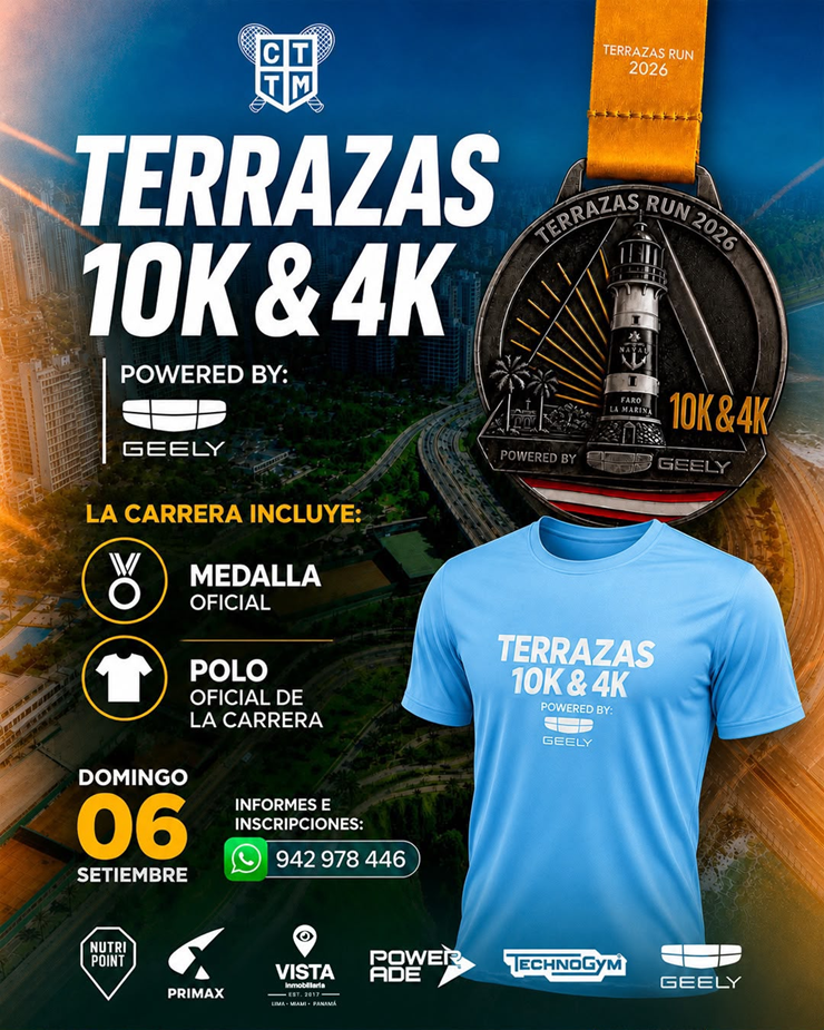 🏃‍♀️ TERRAZAS 10K & 4K | VIVE EL RETO ESTE 6 DE SETIEMBRE