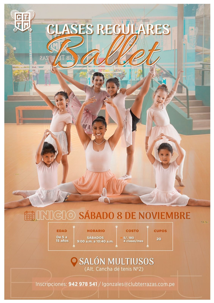 🩰✨ CLASES DE BALLET ✨🩰