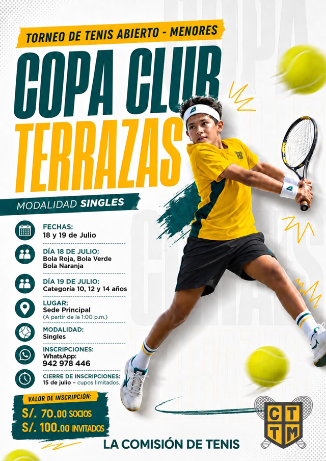 🎾👦👧 TENIS MENORES: ¡LLEGA LA COPA CLUB TERRAZAS!