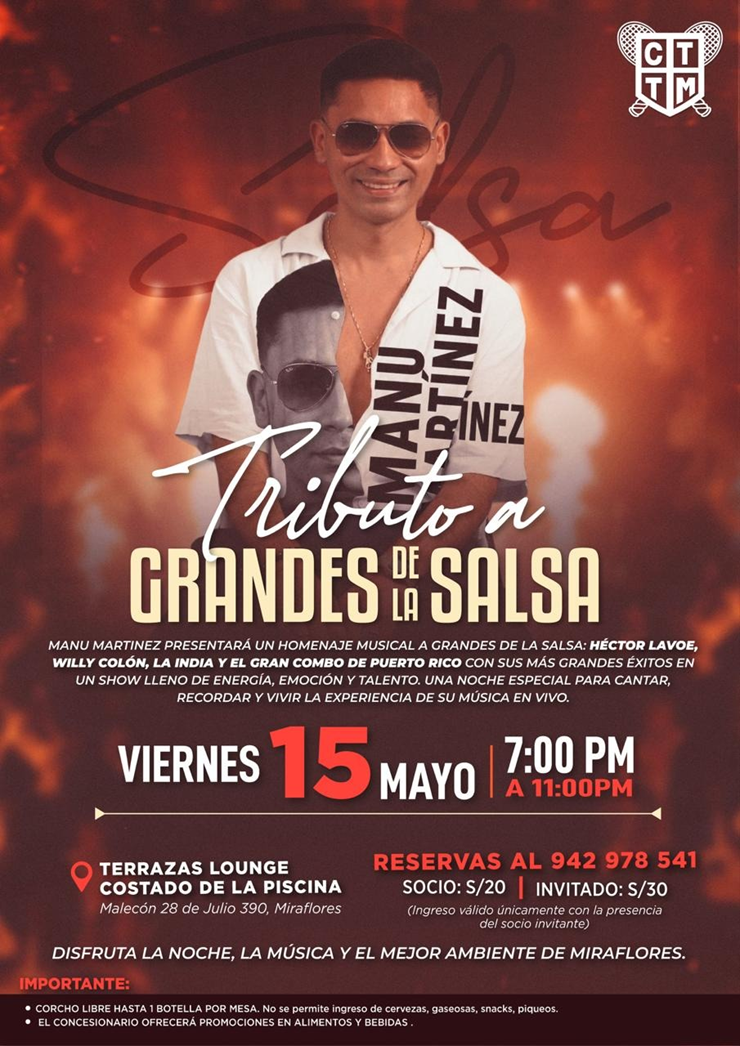 🎶🔥 TERRAZAS LOUNGE: TRIBUTO A GRANDES DE LA SALSA 💃🎤