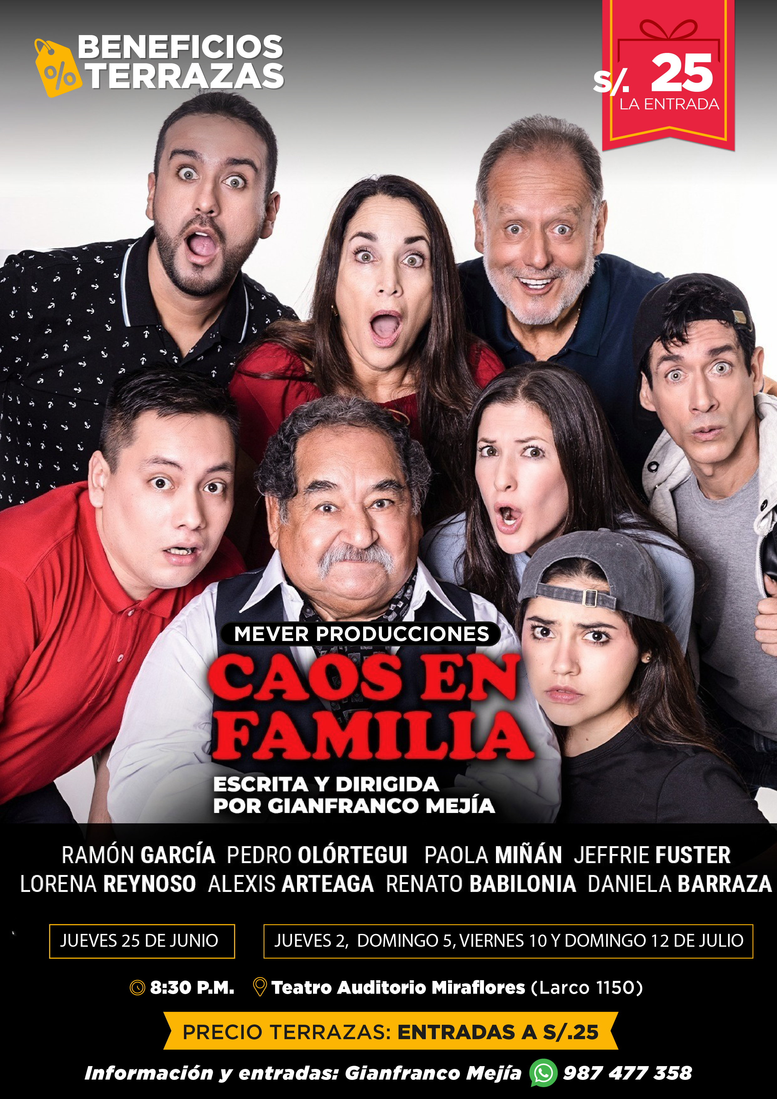 🤣🎬 BENEFICIO TERRAZAS: ¡NO TE PIERDAS "CAOS EN FAMILIA"! 🎬🤣